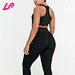 black sports bra crop top